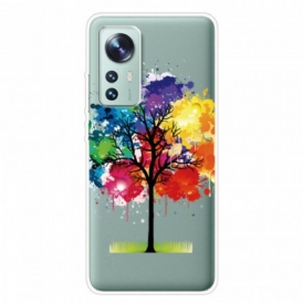 Cover Xiaomi 12 Pro Albero Colorato In Silicone