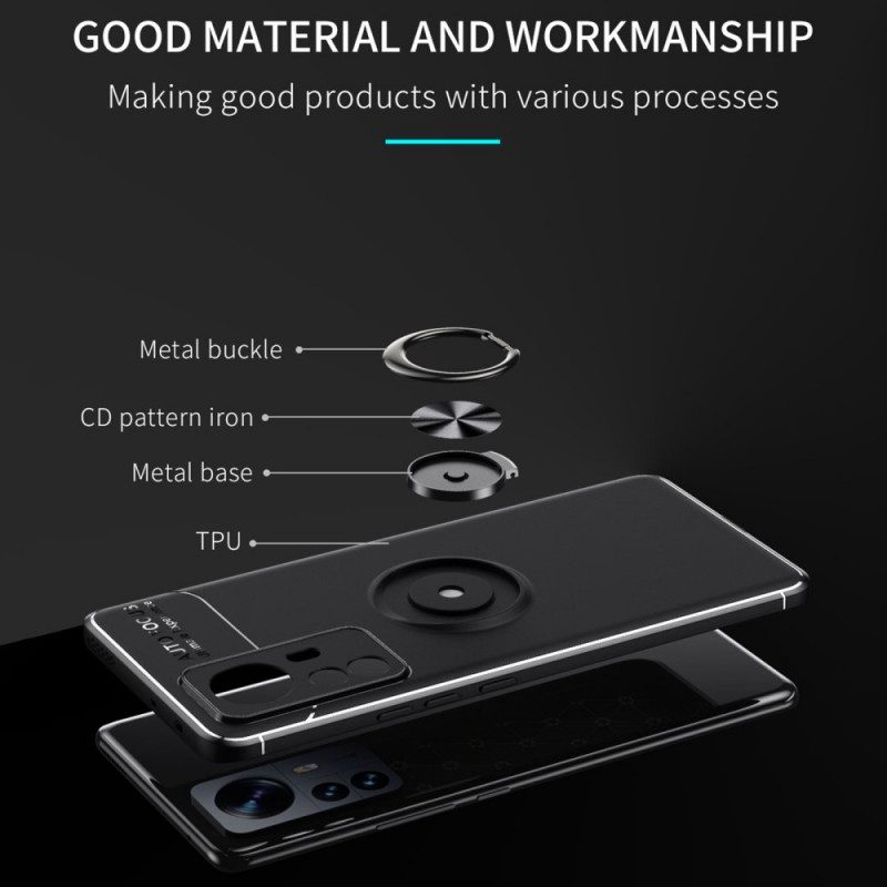 Cover Xiaomi 12 Pro Anello Rotante