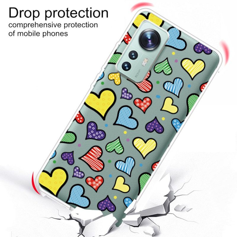 Cover Xiaomi 12 Pro Cuori