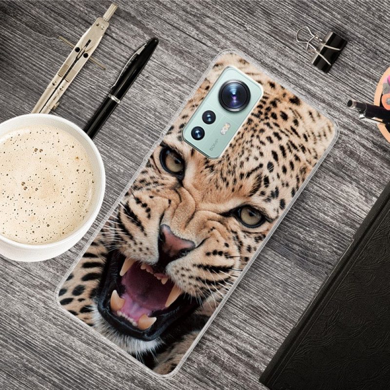 Cover Xiaomi 12 Pro Felino In Silicone