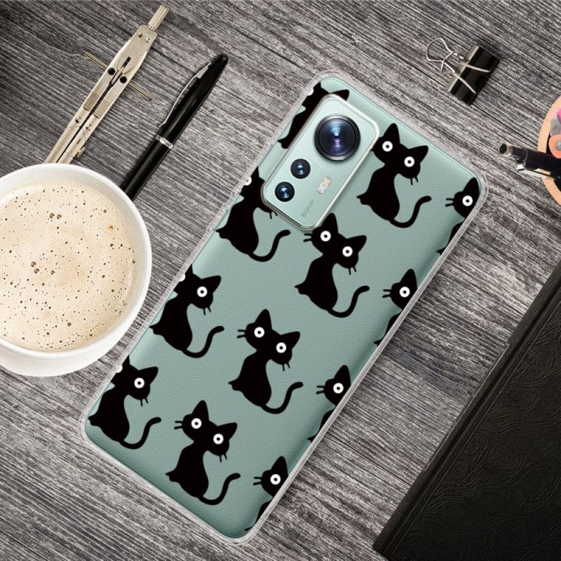 Cover Xiaomi 12 Pro Gatti Divertenti