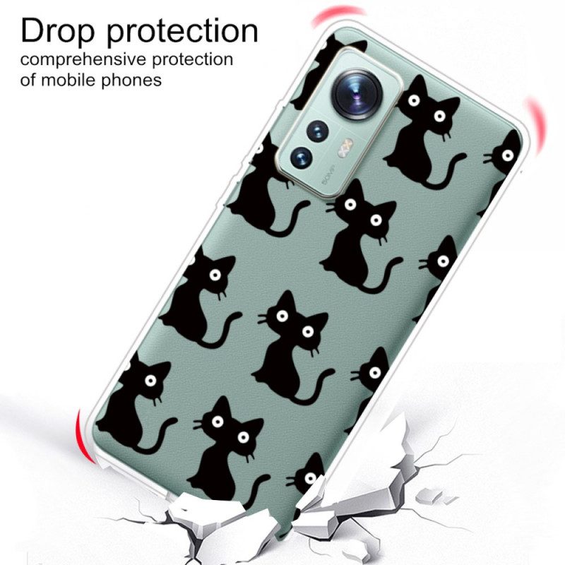 Cover Xiaomi 12 Pro Gatti Divertenti