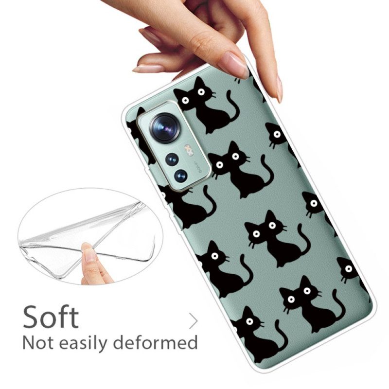 Cover Xiaomi 12 Pro Gatti Divertenti