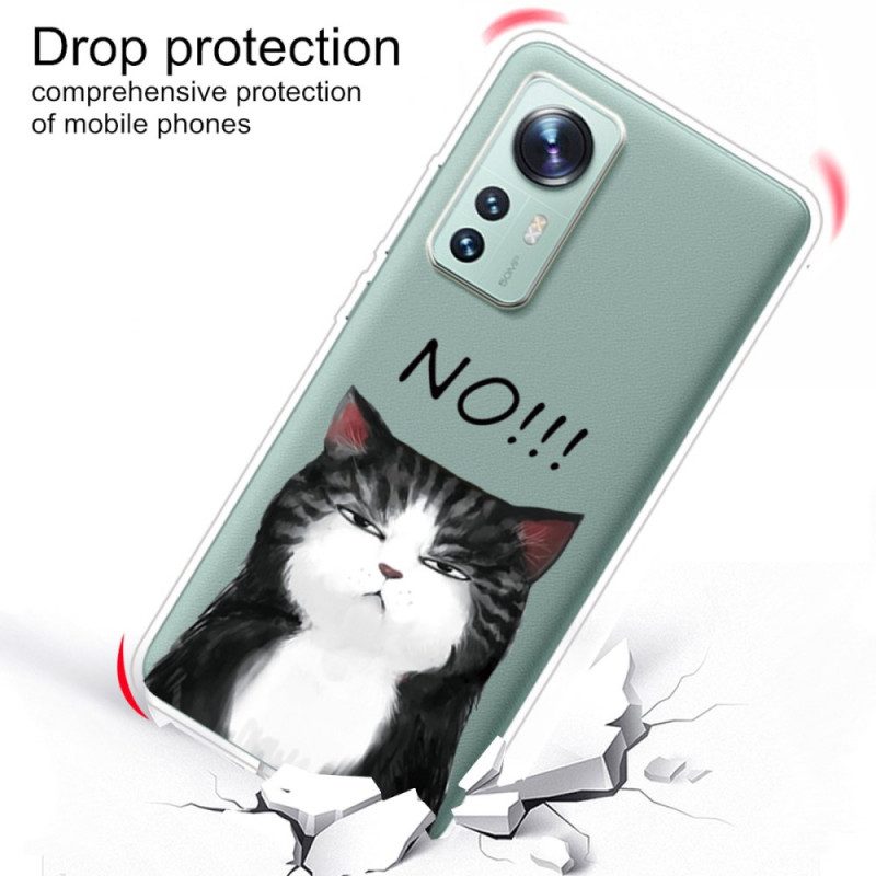 Cover Xiaomi 12 Pro Gatto In Silicone N