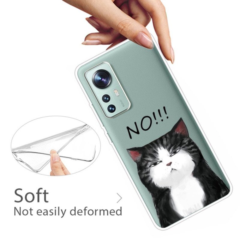 Cover Xiaomi 12 Pro Gatto In Silicone N