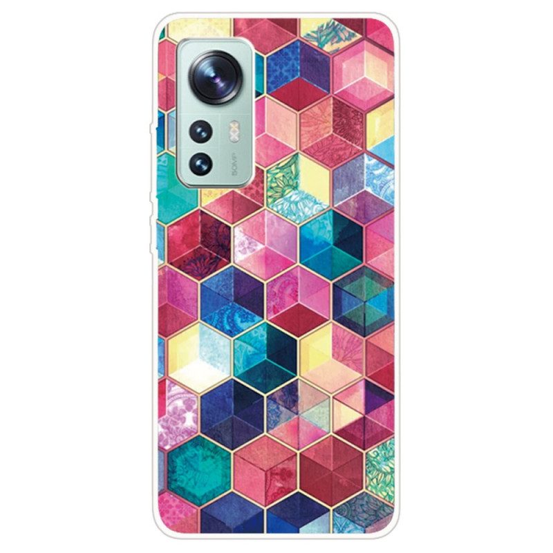 Cover Xiaomi 12 Pro Grafica In Silicone