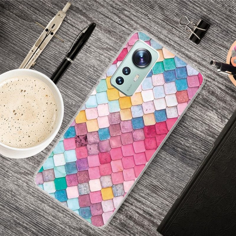 Cover Xiaomi 12 Pro Grafica In Silicone