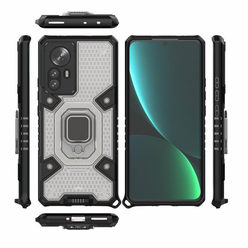 Cover Xiaomi 12 Pro Nido D'ape Con Anello-supporto