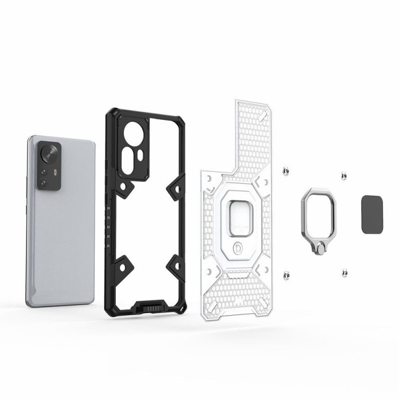 Cover Xiaomi 12 Pro Nido D'ape Con Anello-supporto