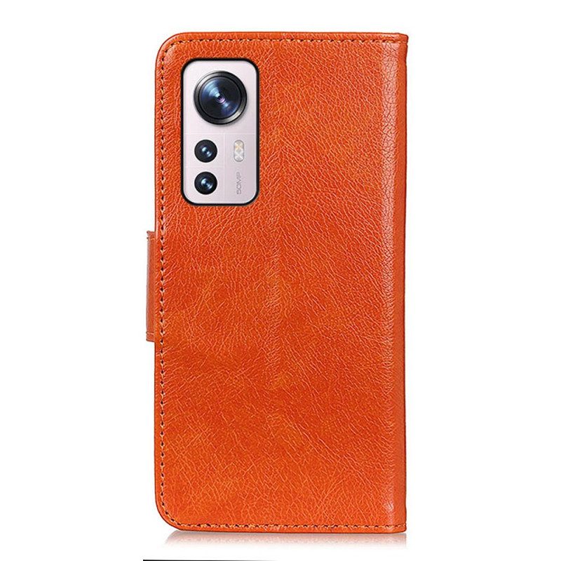 Custodia in pelle Xiaomi 12 Pro Crosta Di Nappa