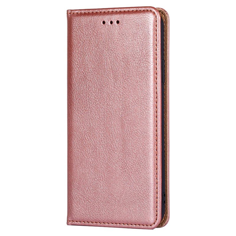 Folio Cover Xiaomi 12 Pro Custodia in pelle Cuciture In Ecopelle