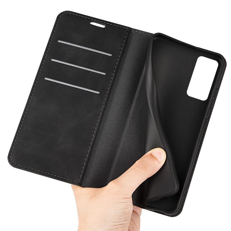 Folio Cover Xiaomi 12 Pro Custodia in pelle Tocco Di Pelle