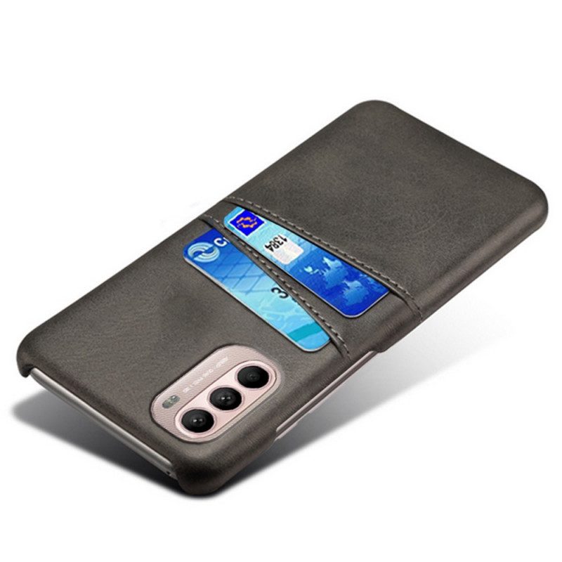 Cover Moto G41 / G31 Titolare Della Carta Ksq