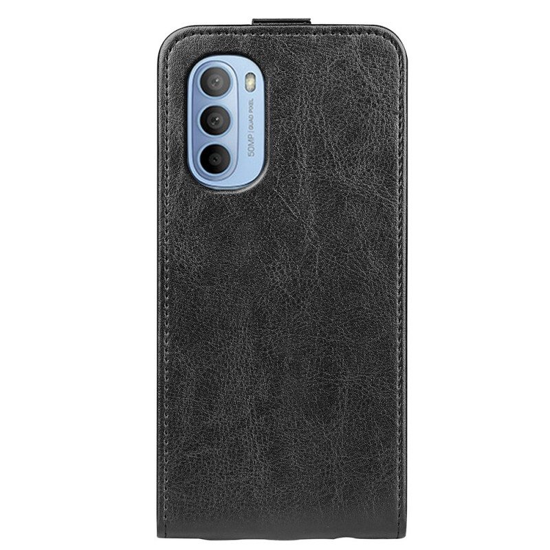 Custodia in pelle Moto G41 / G31 Folio Cover Retro Pieghevole