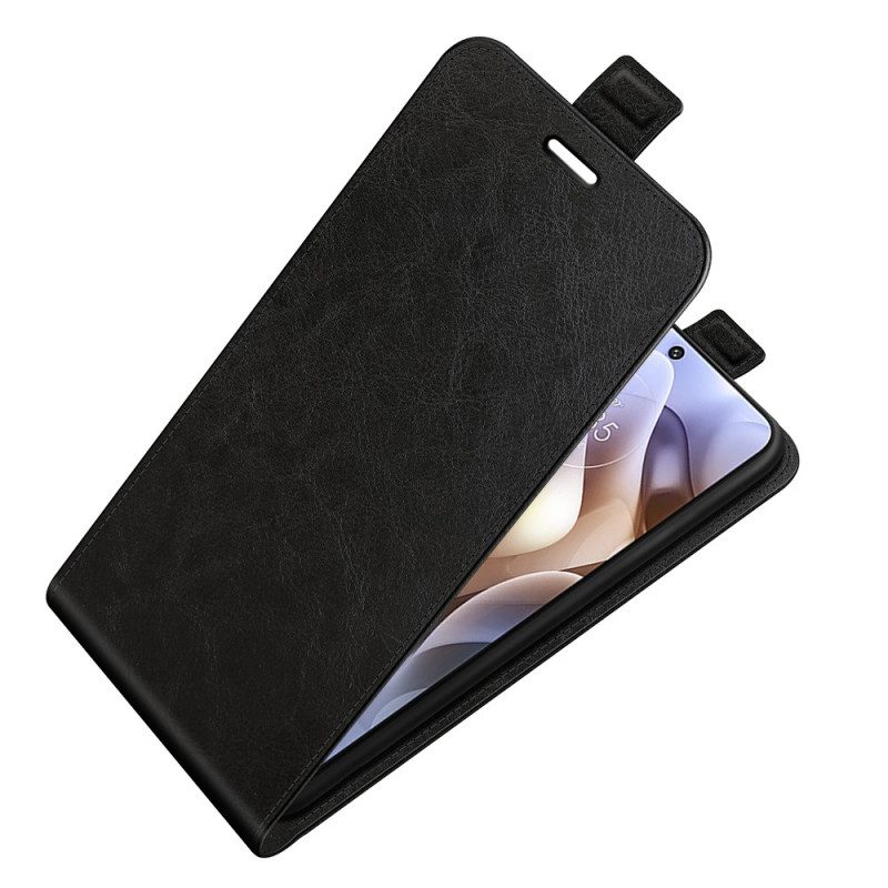 Custodia in pelle Moto G41 / G31 Folio Cover Retro Pieghevole