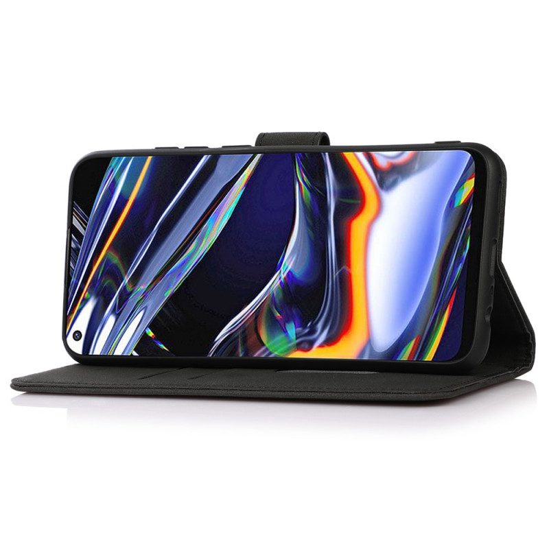 Custodia in pelle Moto G41 / G31 Khazneh Moda Effetto Pelle