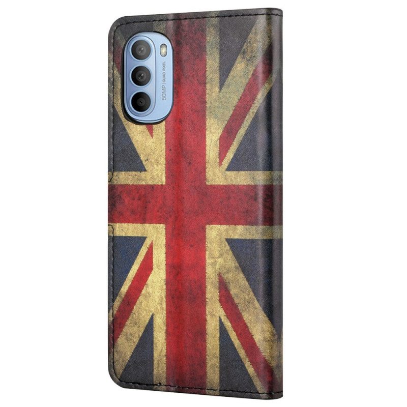 Folio Cover Moto G41 / G31 Bandiera Dell'inghilterra