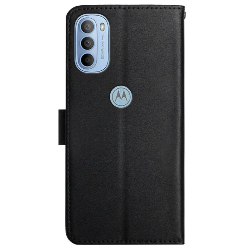 Folio Cover Moto G41 / G31 Vera Pelle Nappa