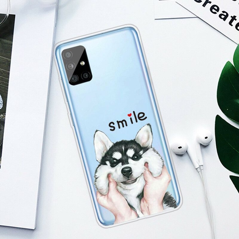 Cover Samsung Galaxy A51 Cane Sorridente