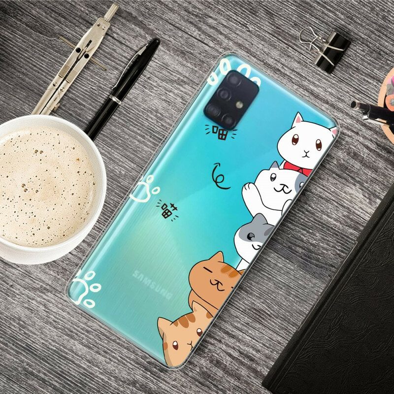 Cover Samsung Galaxy A51 Ciao Gatti