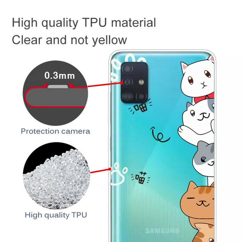 Cover Samsung Galaxy A51 Ciao Gatti