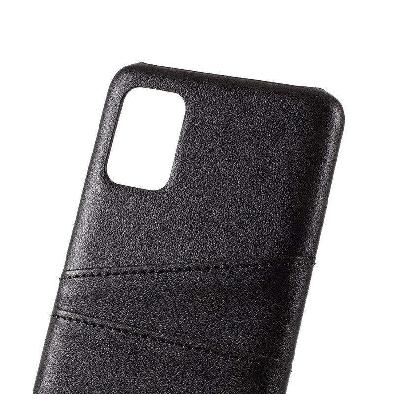 Cover Samsung Galaxy A51 Doppio Titolare Della Carta