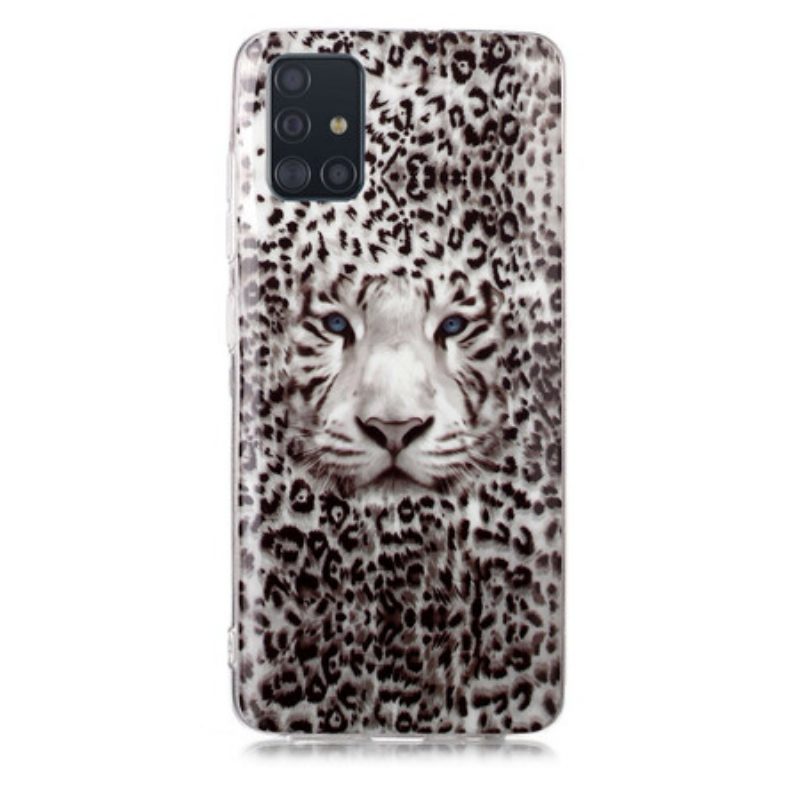 Cover Samsung Galaxy A51 Leopardo Fluorescente