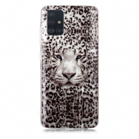 Cover Samsung Galaxy A51 Leopardo Fluorescente