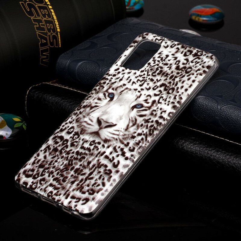 Cover Samsung Galaxy A51 Leopardo Fluorescente