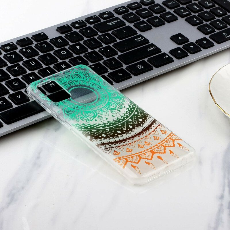 Cover Samsung Galaxy A51 Mandala Colorato Scuro Senza Soluzione Di Continuità