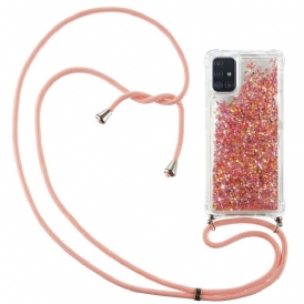 Cover Samsung Galaxy A51 Paillettes Con Coulisse