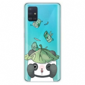 Cover Samsung Galaxy A51 Panda Giocoliere