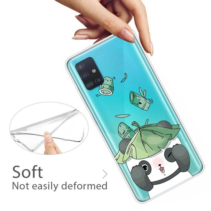 Cover Samsung Galaxy A51 Panda Giocoliere