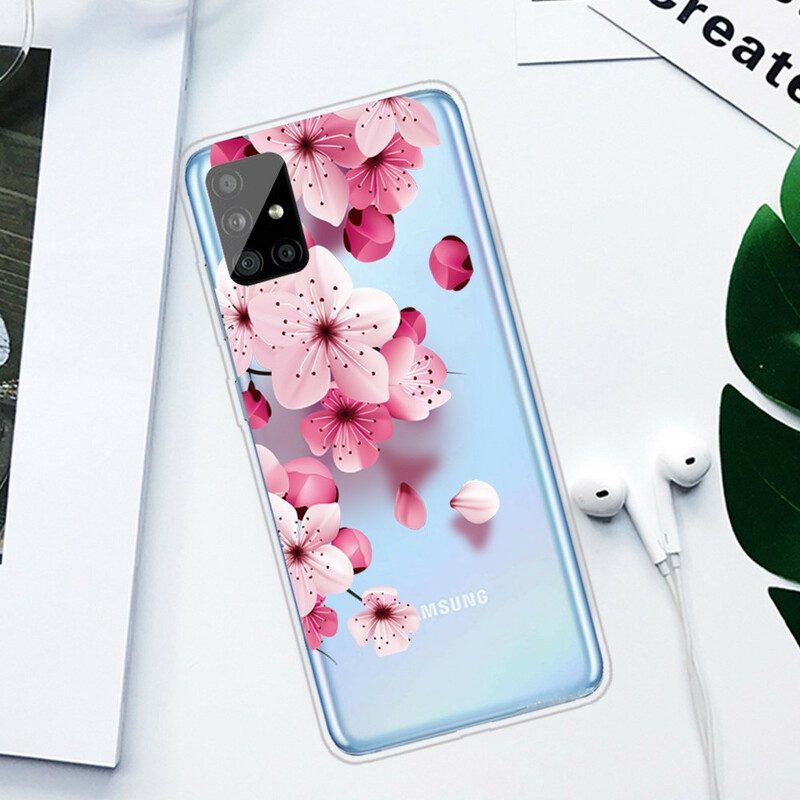 Cover Samsung Galaxy A51 Piccoli Fiori Rosa