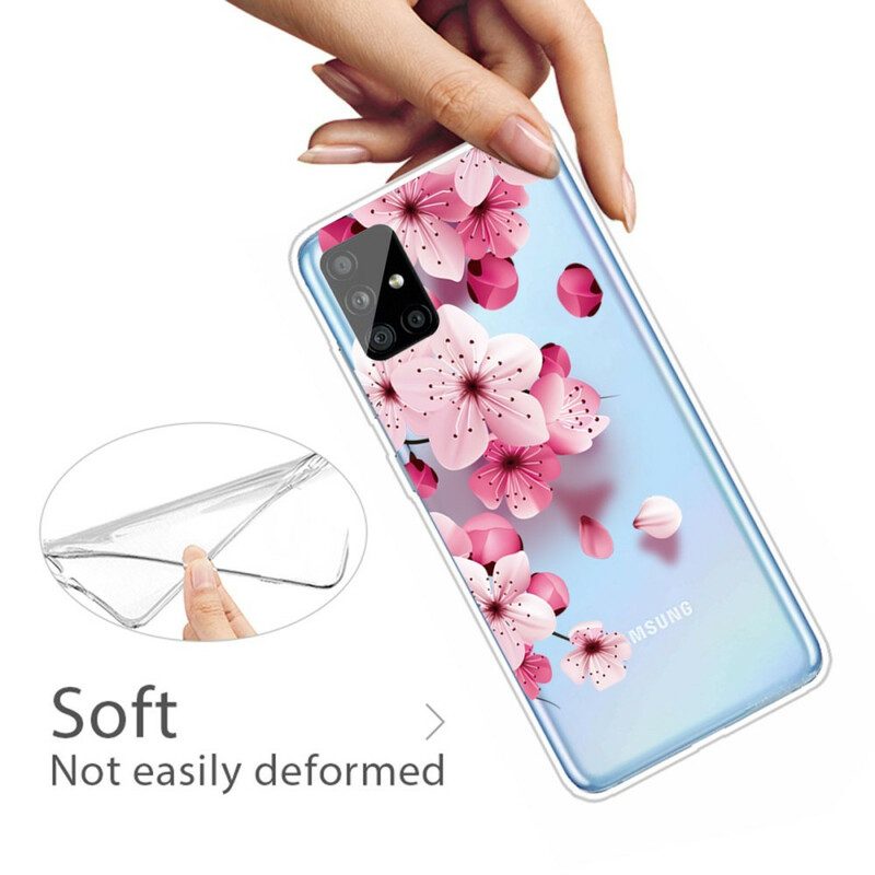 Cover Samsung Galaxy A51 Piccoli Fiori Rosa