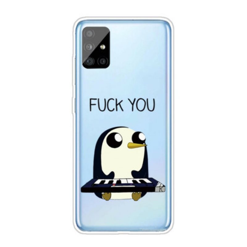 Cover Samsung Galaxy A51 Pinguino. Vaffanculo