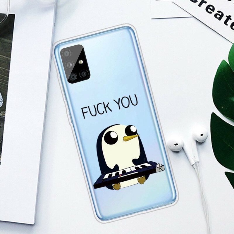 Cover Samsung Galaxy A51 Pinguino. Vaffanculo