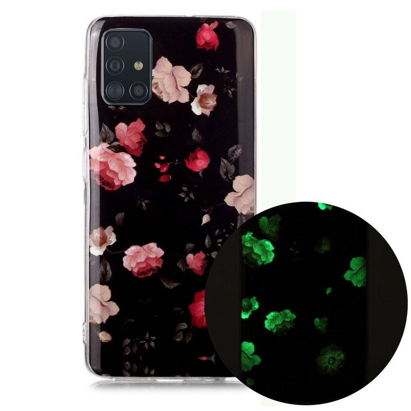 Cover Samsung Galaxy A51 Serie Floreale Fluorescente