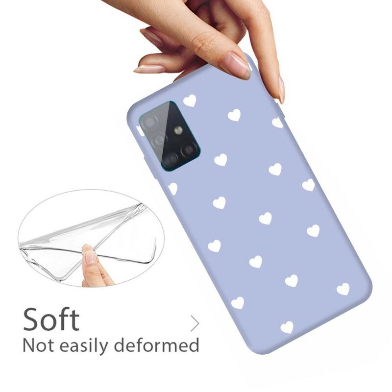 Cover Samsung Galaxy A51 Solo Cuore In Silicone