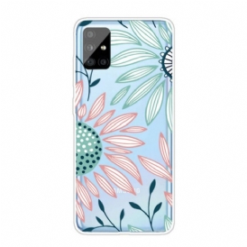 Cover Samsung Galaxy A51 Un Fiore Trasparente