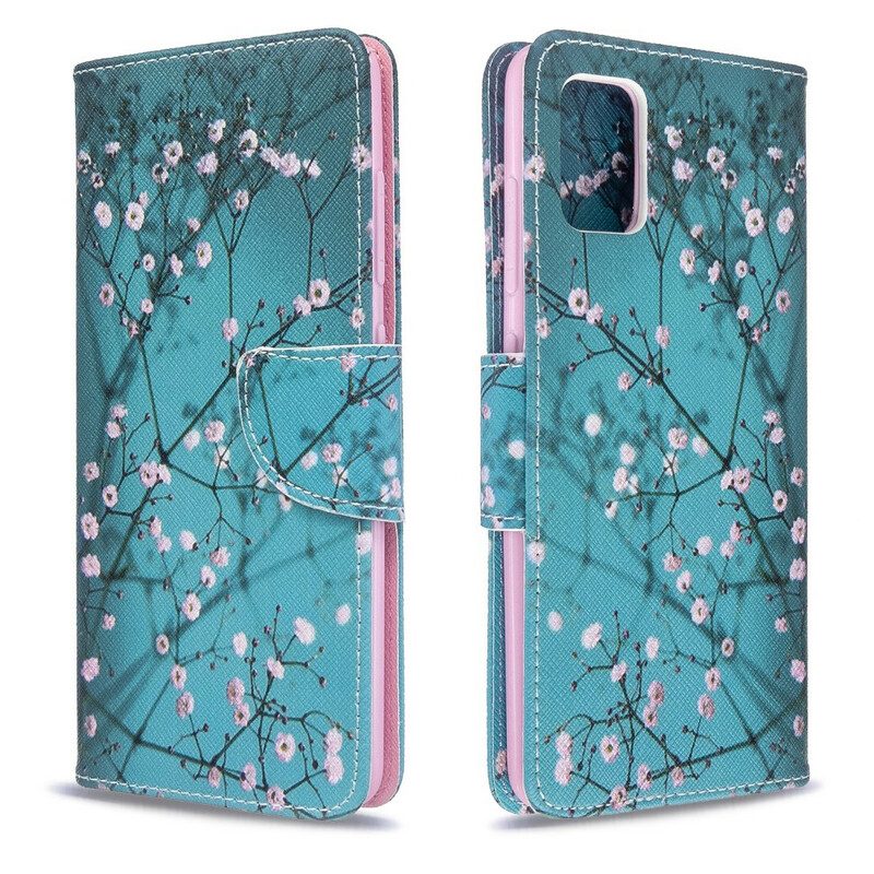 Custodia A Portafoglio Samsung Galaxy A51 Albero In Fiore