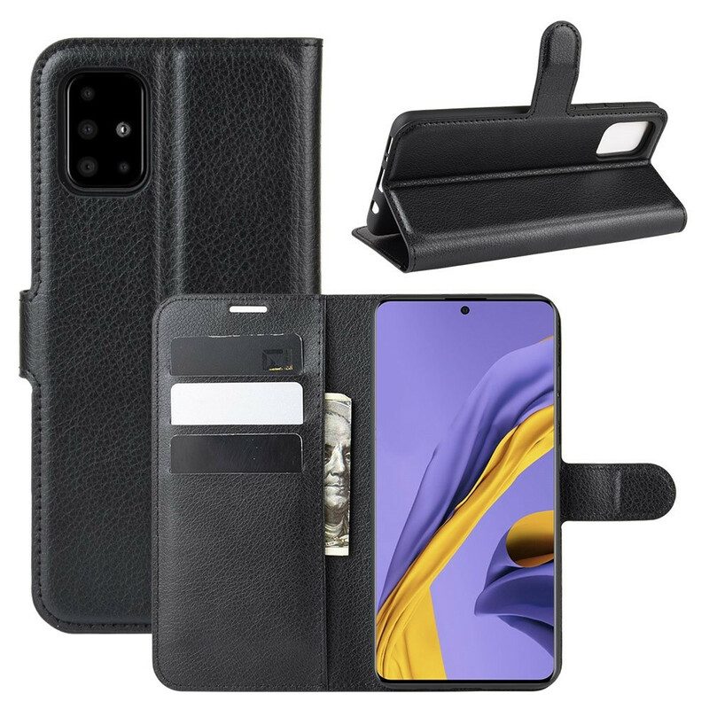 Custodia in pelle Samsung Galaxy A51 Classico