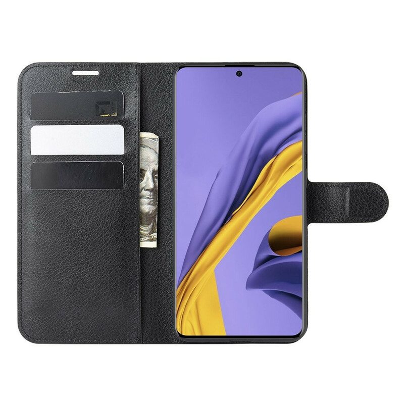 Custodia in pelle Samsung Galaxy A51 Classico