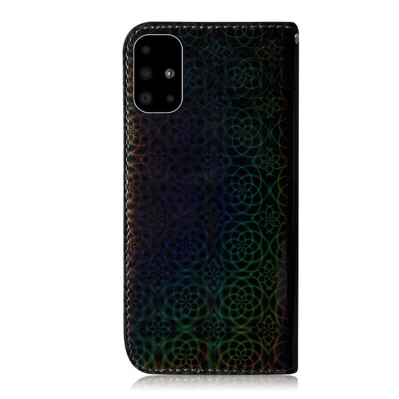 Custodia in pelle Samsung Galaxy A51 Colore Puro