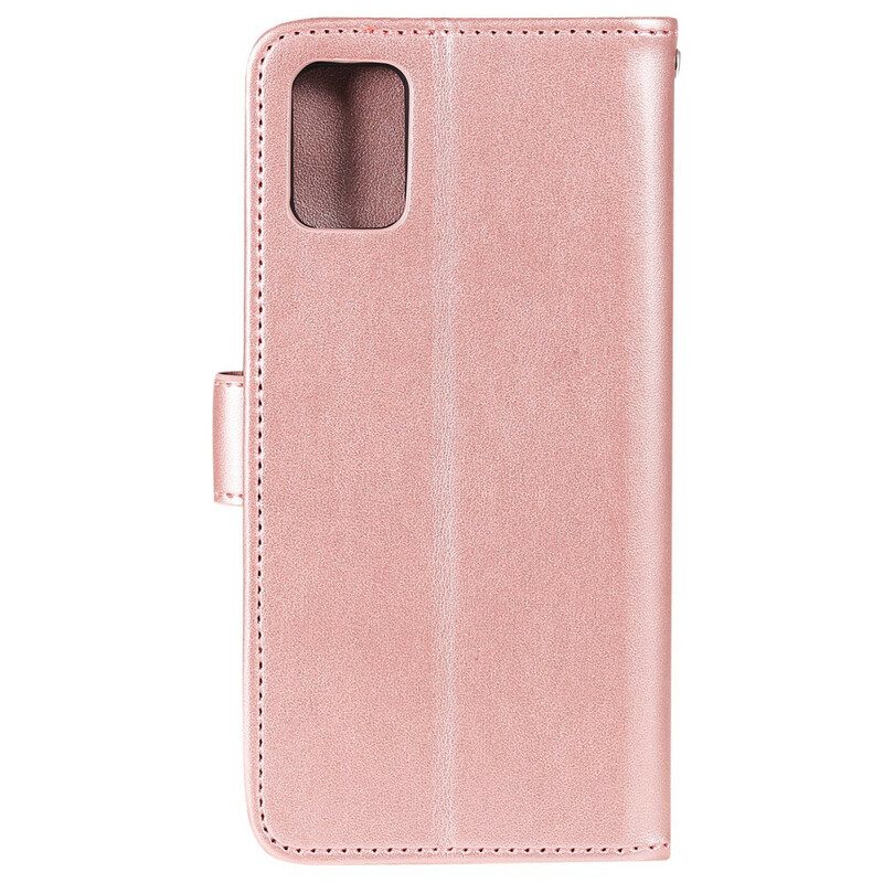 Custodia in pelle Samsung Galaxy A51 Cordino Sogno Ad Occhi Aperti