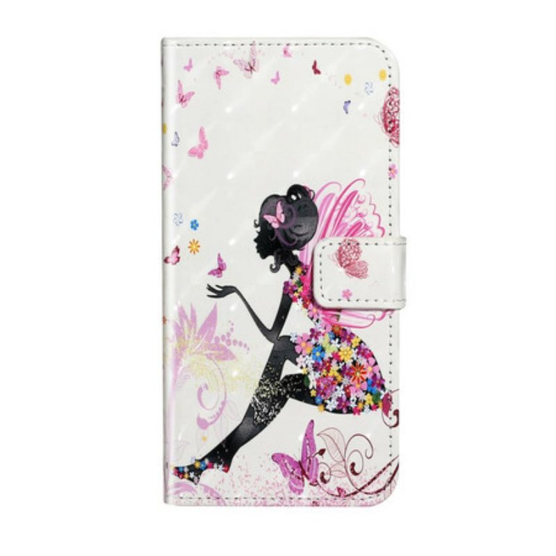 Custodia in pelle Samsung Galaxy A51 Fata Magica