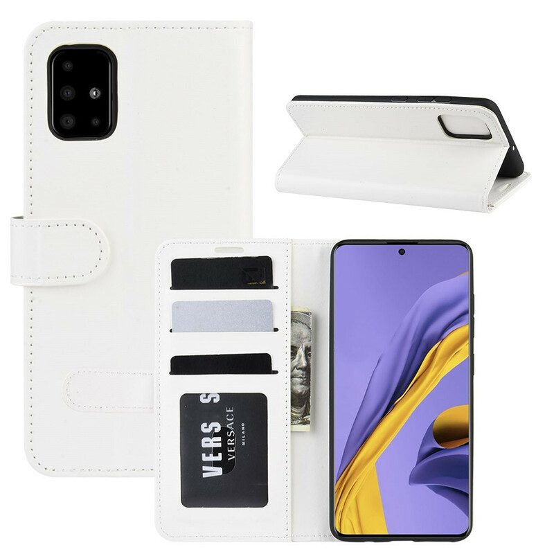 Custodia in pelle Samsung Galaxy A51 Ultra Ecopelle