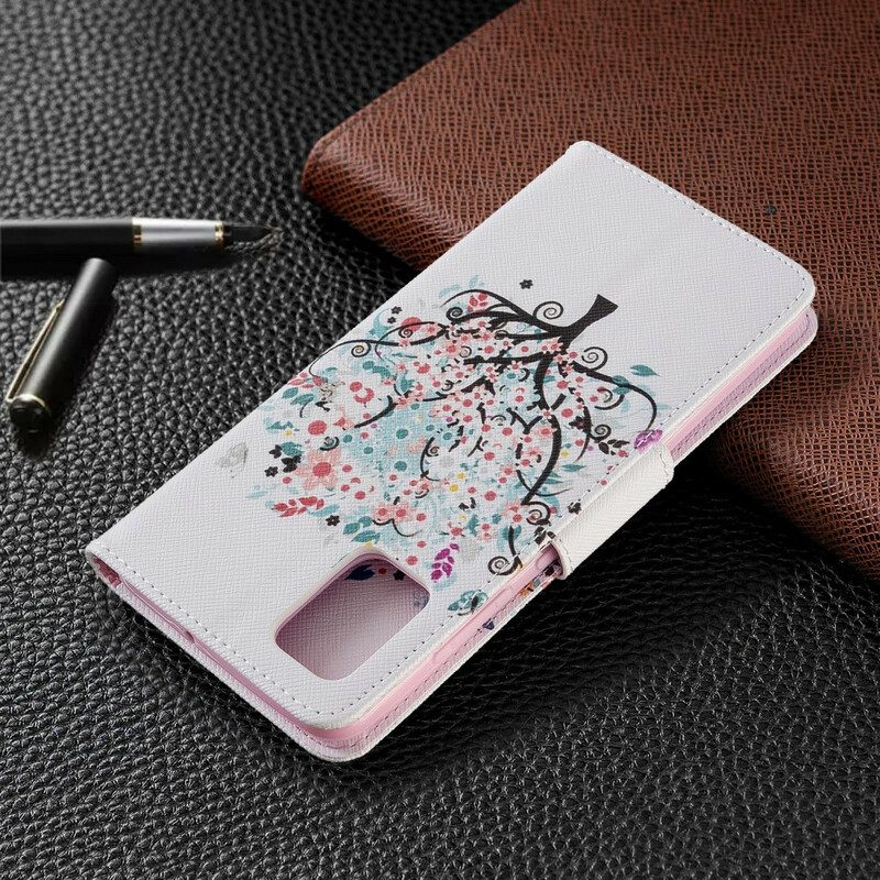 Folio Cover Samsung Galaxy A51 Albero Fiorito