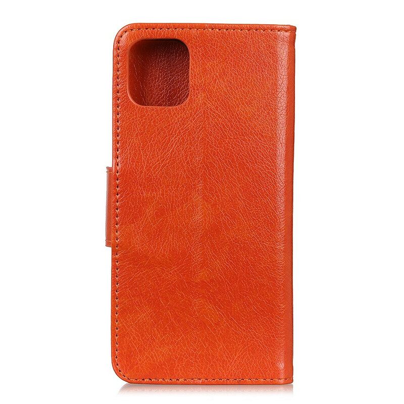 Folio Cover Samsung Galaxy A51 Crosta Di Nappa