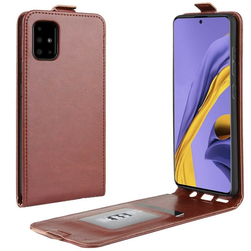 Folio Cover Samsung Galaxy A51 Custodia in pelle Effetto Pelle Pieghevole